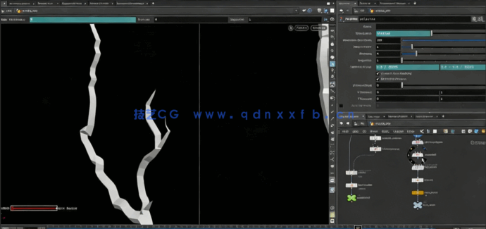  Houdini裂痕撕裂特效实例制作视频教程(图6)