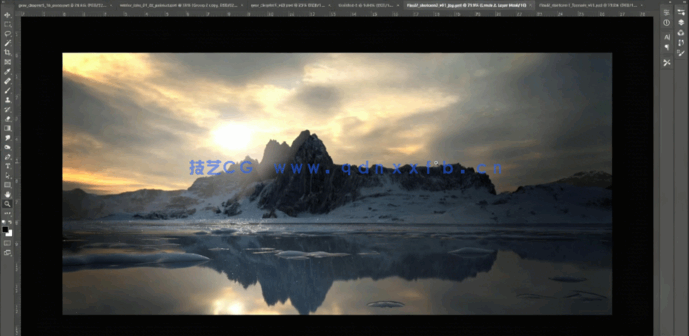 Gaea与Houdini逼真冰冷悬崖岩石环境景观制作工作流视频教程(图4)