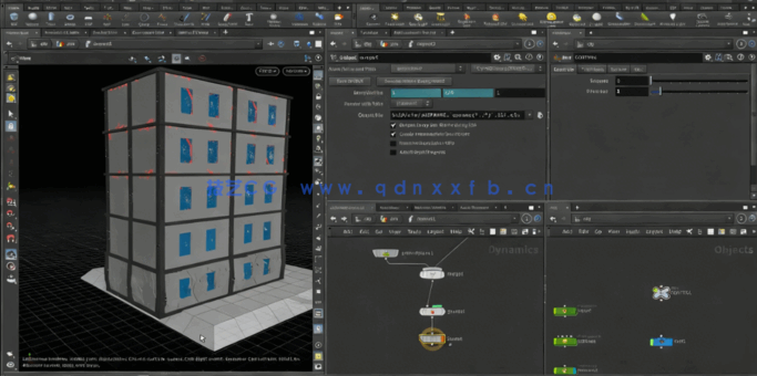 Houdini刚体结构破坏特效制作大师级视频教程第二季(图3)