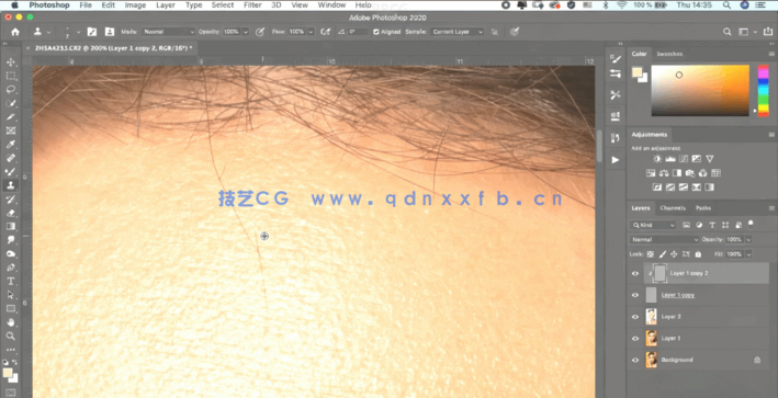 PS创建高端人像面容美颜修饰处理工作流程视频教程(图2)