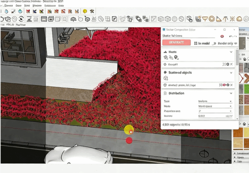 Sketchup和V-ray外部建筑场景渲染大师班视频教程(图5)