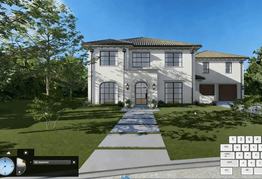 Sketchup西班牙现代风格住宅从2D到3D设计视频教程(图5)