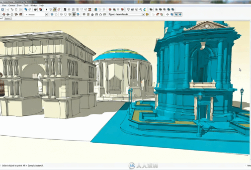 Sketchup三维建筑设计师建模技能训练视频教程(图3)