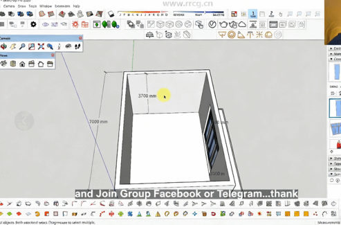 SketchUp与Vray卧室逼真建模与渲染训练视频教程(图4)