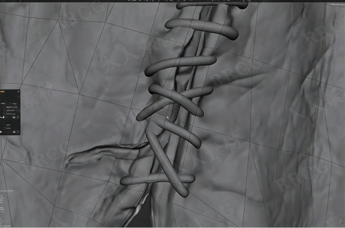 【中英双语】Substance Painter牛头人生物纹理制作完整流程视频教程(图6)