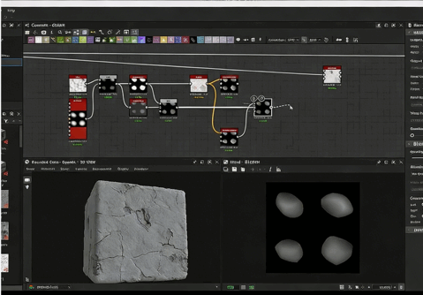 Substance 3D Designer写实混凝土材质制作视频教程(图3)