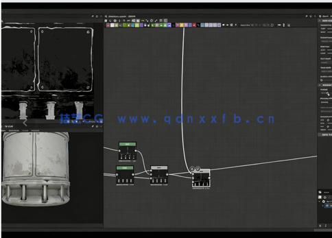 Substance Designer科幻屏障墙材质制作全流程视频教程(图3)