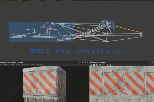 Substance Designer科幻屏障墙材质制作全流程视频教程(图5)