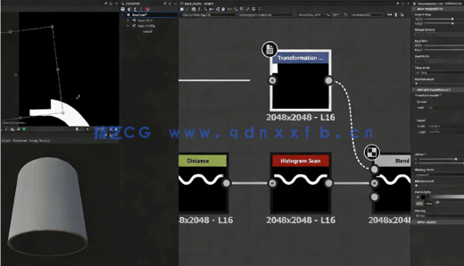 Substance Designer屋顶瓦片程序化材质制作视频教程(图3)