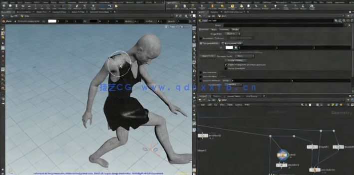 Houdini布料模拟制作核心技能训练视频教程(图4)
