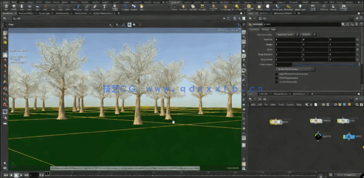 Houdini树木植物模拟实例制作视频教程(图4)