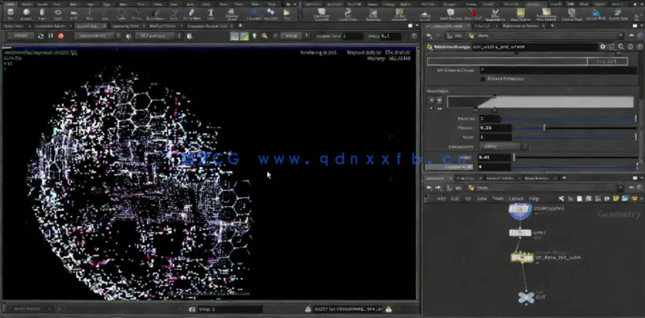 Houdini程序化粒子球视效实例制作视频教程(图3)