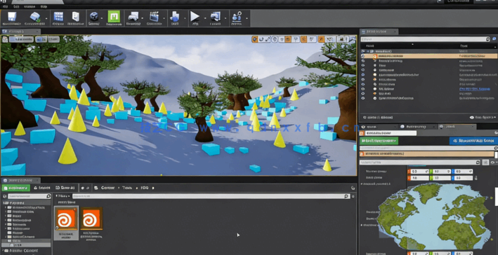  Houdini与UE4中HDA散射节点技术训练视频教程(图2)