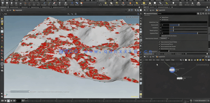  Houdini与UE4中HDA散射节点技术训练视频教程(图4)