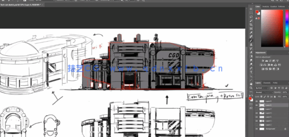 Blender未来主义建筑可视化艺术设计视频教程(图4)