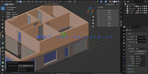 Blender建筑设计可视化动画制作全流程视频教程(图4)