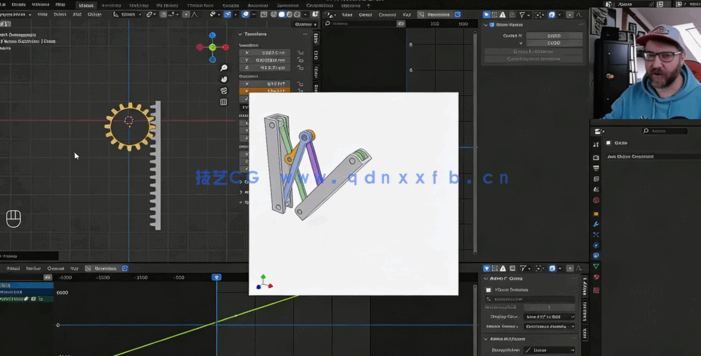 Blender机械结构绑定动画技术训练视频教程(图2)