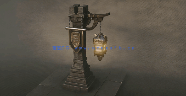 Blender与PT灯笼游戏模型资产完整制作工作流视频教程(图4)