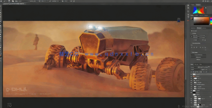 Blender概念艺术场景后期合成技术视频教程(图2)