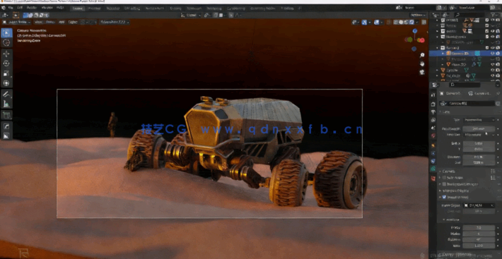 Blender概念艺术场景后期合成技术视频教程(图3)