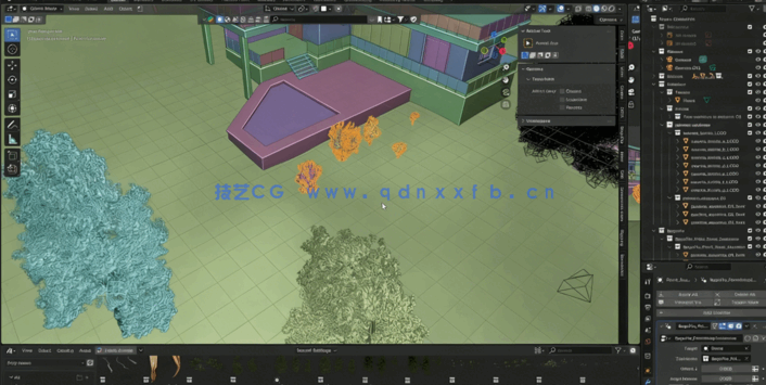 Blender从零开始创建房屋建筑可视化设计视频教程(图2)