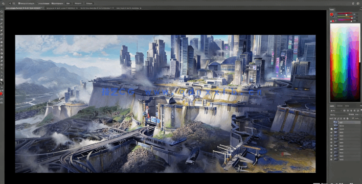 Blender无需建模快速制作科幻城市视频教程(图4)