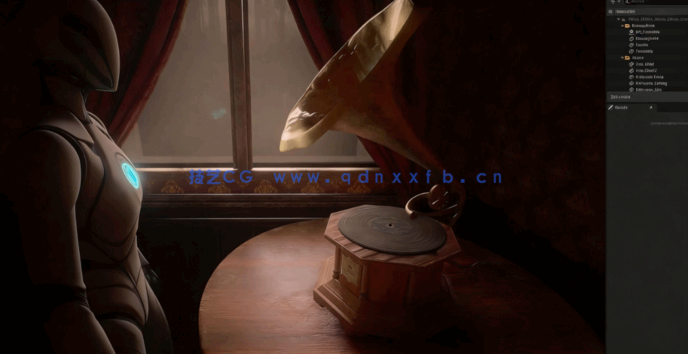 Blender与UE5老式复古留声机3A级游戏模型资产完整制作流程视频教程(图6)