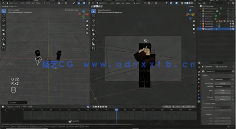 Blender《我的世界》游戏动画全流程实战制作视频教(图5)