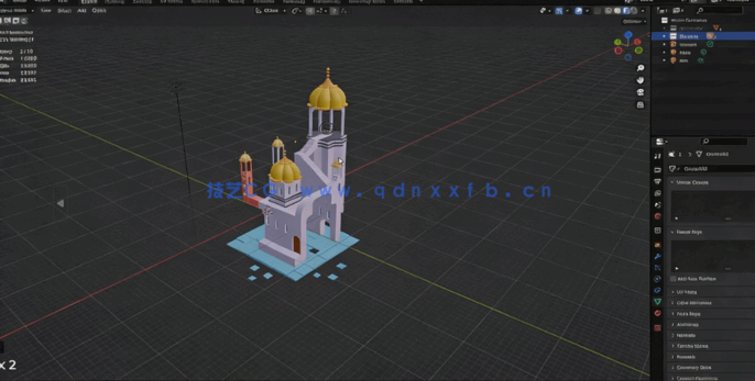 Blender中UV展开与纹理图谱制作核心技术视频教程(图3)