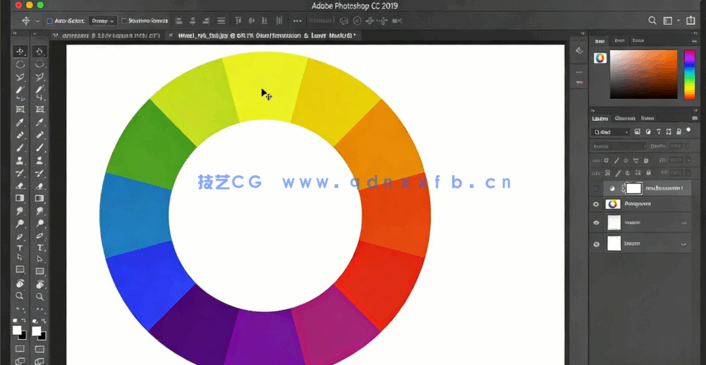 PS彩色图像转换黑白过程视频教程(图2)