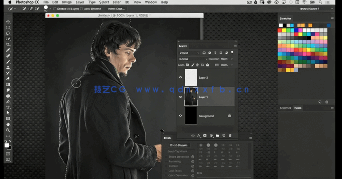 PS好莱坞风格素材合成电影海报制作视频教程 (图4)