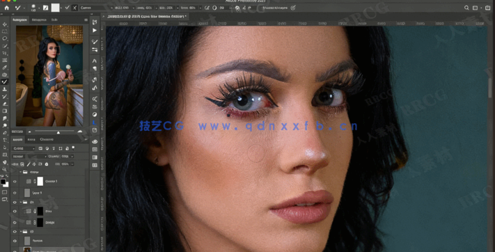 PS图像白平衡制作效果后期人像皮肤修饰视频教程(图2)