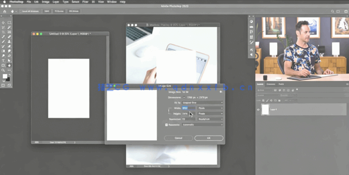  PS创建逼真产品印刷模型工作流程视频教程(图3)