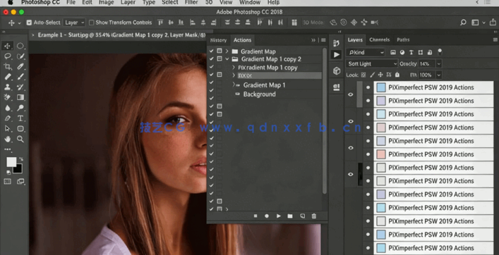 PS人物图像调色滤镜视频教程(图4)