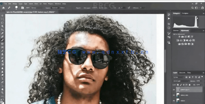 PS人像后期皮肤专业修饰处理视频教程(图1)