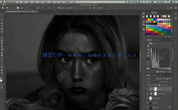  PS肖像照片精致修饰完整工作流程视频教(图1)