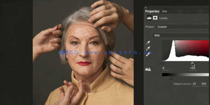  PS肖像曲线调色工具技术训练视频教程(图5)