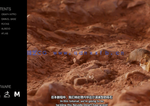 【中文字幕】Substance Designer 3A级游戏沙漠砾石材质制作视频教程(图5)