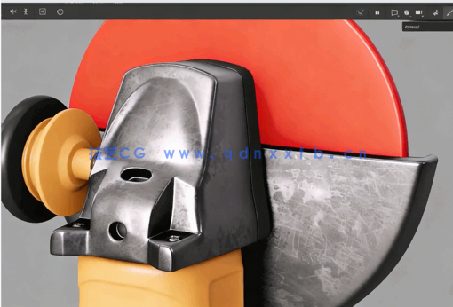 Substance Painter游戏手枪和研磨机材质纹理制作视频教程(图1)