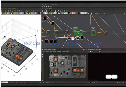 Substance Designer程序化无线电收音机纹理制作视频教程(图4)