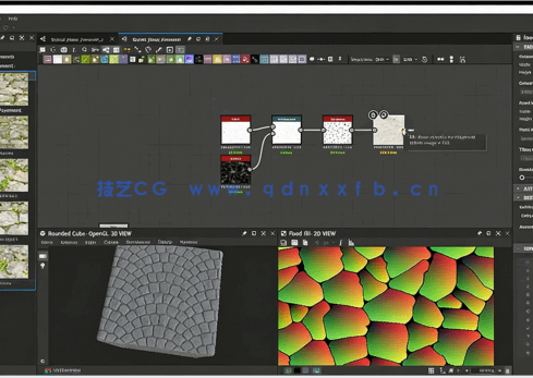 Substance Designer苔藓道路纹理材质制作流程视频教程(图5)