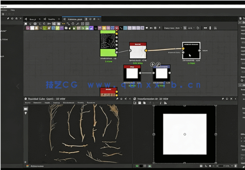 Substance Designer破损屋顶瓦片材质制作视频教程(图2)