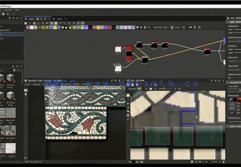 Substance Designer马赛克材质SVG制作工作流程视频教程(图3)