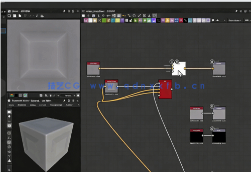 Substance Designer石头材质表面装饰制作视频教程(图3)