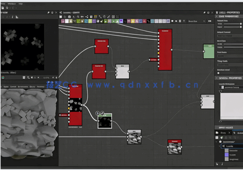 Substance Designer风格化游戏拉祖石材质制作视频教程(图3)