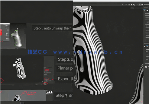 Substance Painter游戏左轮手枪纹理贴图技术视频教程(图2)