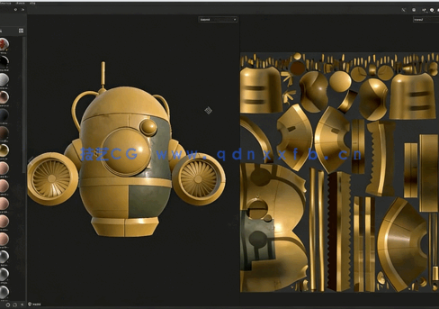 Substance Painter 3D纹理制作基础核心技术视频教程(图2)