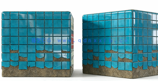 Substance 3D Designer破碎瓷砖PBR材质制作视频教程(图1)