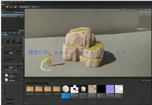Substance Painter风格化岩石纹理处理技术视频课程(图6)
