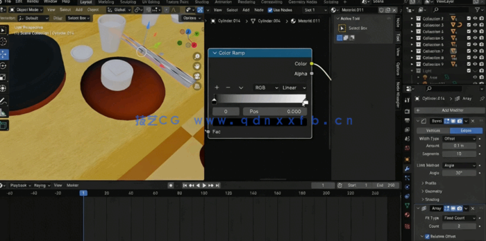 Blender日式回转寿司场景全流程制作视频教程(图2)